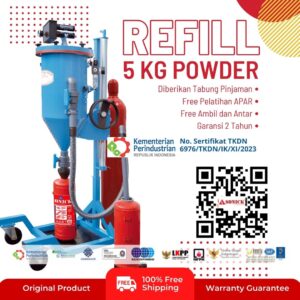 Tempat isi ulang apar 5 kg powder refill apar jakarta bekasi cikarang