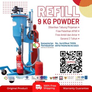 Tempat isi ulang apar 9 kg powder refill apar jakarta bekasi cikarang