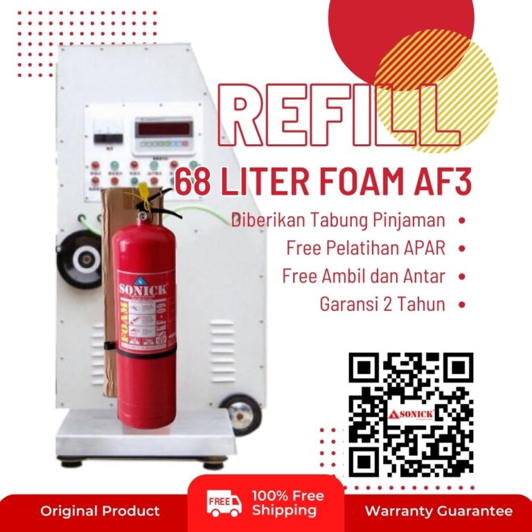 Tempat isi ulang apab 68 liter foam