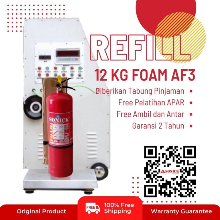 Tempat isi ulang apar 12 liter foam