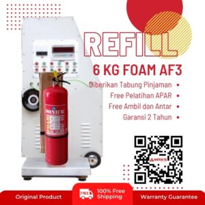 Tempat isi ulang apar 6 liter foam