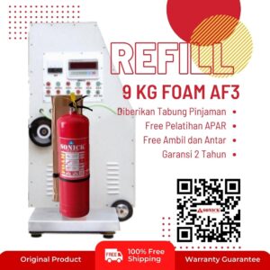 Tempat isi ulang apar 9 liter foam