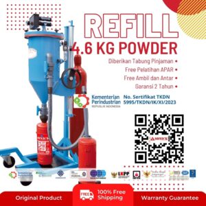 Isi Ulang APAR 4,6 Kg Powder Pressure